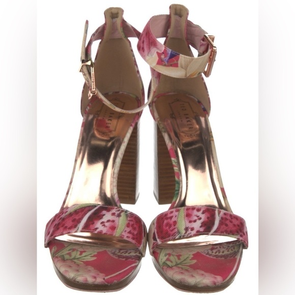 Ted Baker Canvas Floral Sandals/Shoes - Picture 1 of 4
